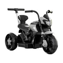 Moto Elétrica Infantil Race 6v Com Sons, Luzes e Empurrador Dirigível Unitoys