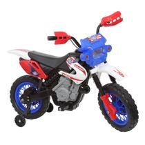 Moto Elétrica Infantil Recarregável Motocross Resistente