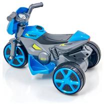 Moto Elétrica Infantil Rider Azul 6V com Carregador Bivolt Moto Elétrica Infantil Rider Azul 6V com Carregador Bivolt