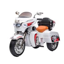 Moto Elétrica Infantil Road Custom Estrada 12V Branca