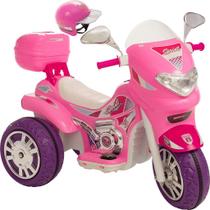 Moto Eletrica Infantil Sprint Turbo Biemme Rosa Pink 12V