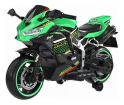 Moto Elétrica Infantil Super Speed Verde 12V