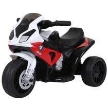 Moto Elétrica Infantil Triciclo Criança 18 Meses Até 20kg Bateria Recarregável Luz Som BMW S1000RR
