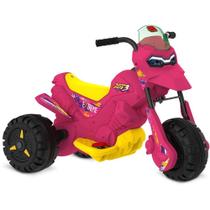 Moto Elétrica Infantil XT3 6V Bandeirante PINK, 2 Marchas e Manoplas Emborrachadas Moto Elétrica Infantil XT3 6V Bandeirante PINK, 2 Marchas e Manoplas Emborrachadas