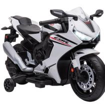 Moto Eletrica Infantil Zippy Toys Honda CBR 1000RR 6V Branca