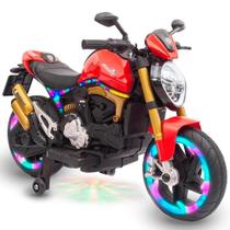 Moto Elétrica Lightning Rider Vermelho 12V BANG TOYS