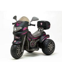 Moto Eletrica Sprint Turbo 12V Com Capacete Boy e Girl Biemme