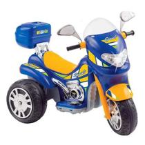 Moto Elétrica Sprint Turbo Azul 12V C/Capacete 671 - BIEMmE