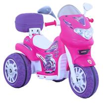 Moto Elétrica Sprint Turbo Pink 12v C/capacete 673 - Biemme