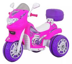 Moto Elétrica Sprint Turbo Pink 12v C/capacete 673 - Biemme
