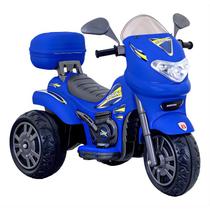 Moto Elétrica Sprint Turbo Power Azul Biemme 12V com Capacete Moto Elétrica Sprint Turbo Power Azul Biemme 12V com Capacete