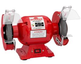 Moto Esmeril 1Hp 735W Bivolt Com Rebolo Worker