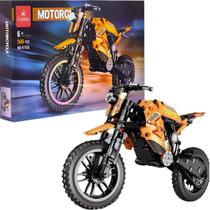 Moto Esportiva Blocos de Montar Motorcycle 506 Peças CBS0107 - Castela Moto Esportiva Blocos de Montar Motorcycle 506 Peças CBS0107 - Castela