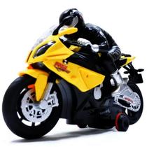 Moto Gira 360 Graus Motorcycle Sport S1000 Com Luzes E Sons