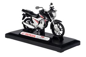 Moto honda - cg titan 160 - 2016 - preta - 1/18 - CALIFORNIA TOYS