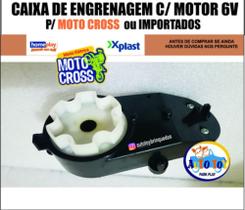 Moto Hp Cross 6v Homeplay - Só a Caixa De Tração com Motor 6v Moto Hp Cross 6v Homeplay - Só a Caixa De Tração com Motor 6v