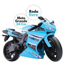 Moto Infantil Brinquedo RM Motorcycle Moto Grande 34.5 Cm - Roma Brinquedos