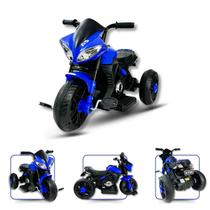 Moto Infantil Eletrica Azul 6v 3003 Uni Toys