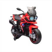 Moto Infantil Elétrica Esportiva Luz Led Bateria 12V Bivolt