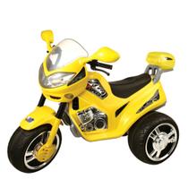 Moto infantil meninos meninas eletrica speed amarela - Magic Toys