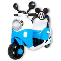 Moto Infantil Motinho Elétrica Brinquedo Mini Moto Azul