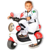 Moto Infantil Motinho Elétrica Brinquedo Mini Moto Vermelho
