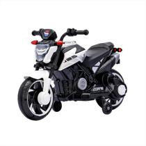 Moto Infantil Motorizada Usb Música Rodinhas Apoio Esportiva