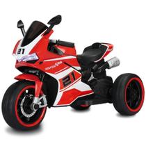 Moto infantil speed gt eletrica 12volts vermelha - bandeirante