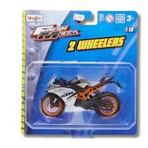 Moto Ktm Rc390 2 Wheelers 1/18 Preto Maisto 35300 Moto Ktm Rc390 2 Wheelers 1/18 Preto Maisto 35300