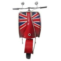 Moto Londres Modelo Vespa Vintage Retro De Metal Fundido