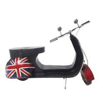 Moto Londres Modelo Vespa Vintage Retro De Metal Fundido Moto Londres Modelo Vespa Vintage Retro De Metal Fundido