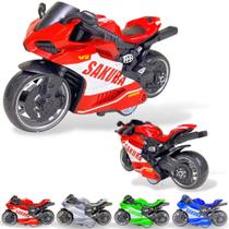 Moto Miniatura De Brinquedo Infantil Com Fricção De Corrida - Europio