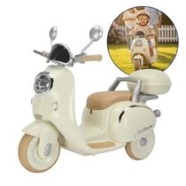 Moto Motinha Motoca Triciclo Vespa Elétrica Infantil Retro