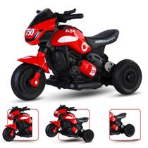 Moto Motinho Elétrica Infantil Bateria 6v Cor Vermelha Daily Estilosa Unitoys