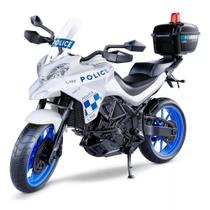 Moto Motocicleta Policial Brinquedo Infantil Policia Grande