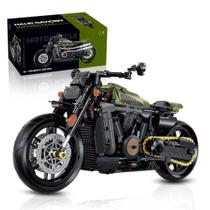 Moto Motocicleta Racer Bloco de Montar Construção 634 Peças Moto Motocicleta Racer Bloco de Montar Construção 634 Peças