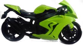 Moto Motocicleta Sb1000 Motorcycle Verde Plástico 21x10cm - Samba Toys