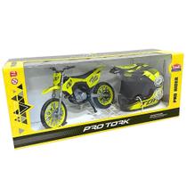 Moto Protork Rider Cross Com Mini Capacete 602 Moto Protork Rider Cross Com Mini Capacete 602