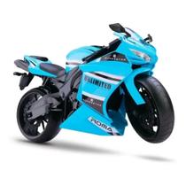 Moto Racing Motorcycle Roma Azul Claro 0905