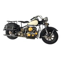 Moto retrô clássica em metal