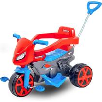 Moto Rider Andador Azul e Vermelho Usual Brinquedos