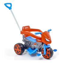 Moto Rider Andador Com Pedal - Azul e Vermelho - 896 - Usual Moto Rider Andador Com Pedal - Azul e Vermelho - 896 - Usual