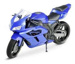 Moto roma racing motorcycle 22cm azul pneu borracha pezinho Moto roma racing motorcycle 22cm azul pneu borracha pezinho