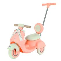Moto Scooter Elétrica A Bateria Infantil 6V Lambreta Rosa Som Luz E Música - Unitoys