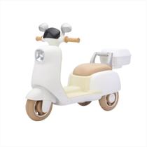 Moto Scooter Elétrica Infantil Branca Luz Led Bivolt Música Moto Scooter Elétrica Infantil Branca Luz Led Bivolt Música