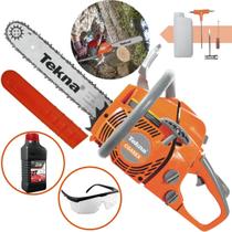 Moto Serra a Gasolina Tekna Cs45ex Corrente Oregon Sabre 14" 2,8hp + Oleo 2T Toyama + Oculos + Luvas Moto Serra a Gasolina Tekna Cs45ex Corrente Oregon Sabre 14" 2,8hp + Oleo 2T Toyama + Oculos + Luvas