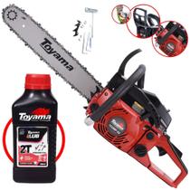 Moto Serra À Gasolina Toyama TCS58F-G2 55cc 3,2HP 12.500rpm Profissional Com Sabre 18 Polegadas Corrente Oregon 32 Dentes + Óleo 2 Tempos Moto Serra À Gasolina Toyama TCS58F-G2 55cc 3,2HP 12.500rpm Profissional Com Sabre 18 Polegadas Corrente Oregon 32 Dentes + Óleo 2 Tempos