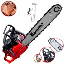 Moto Serra À Gasolina Toyama TCS58F-G2 55cc 3,2HP 12.500rpm Profissional Com Sabre 18 Polegadas Corrente Oregon 32 Dentes Moto Serra À Gasolina Toyama TCS58F-G2 55cc 3,2HP 12.500rpm Profissional Com Sabre 18 Polegadas Corrente Oregon 32 Dentes
