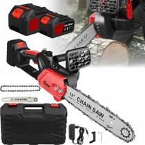 Moto Serra Elétrica 12 Polegadas 2 Baterias 48v Portátil Rec