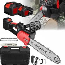 Moto Serra Elétrica 1200w 12 Polegadas Com Duas Baterias 48v